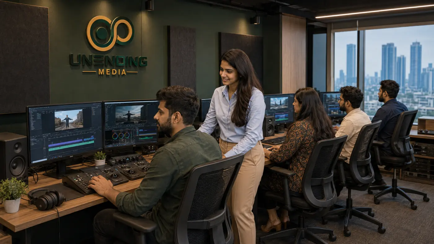 Unending Media content production team