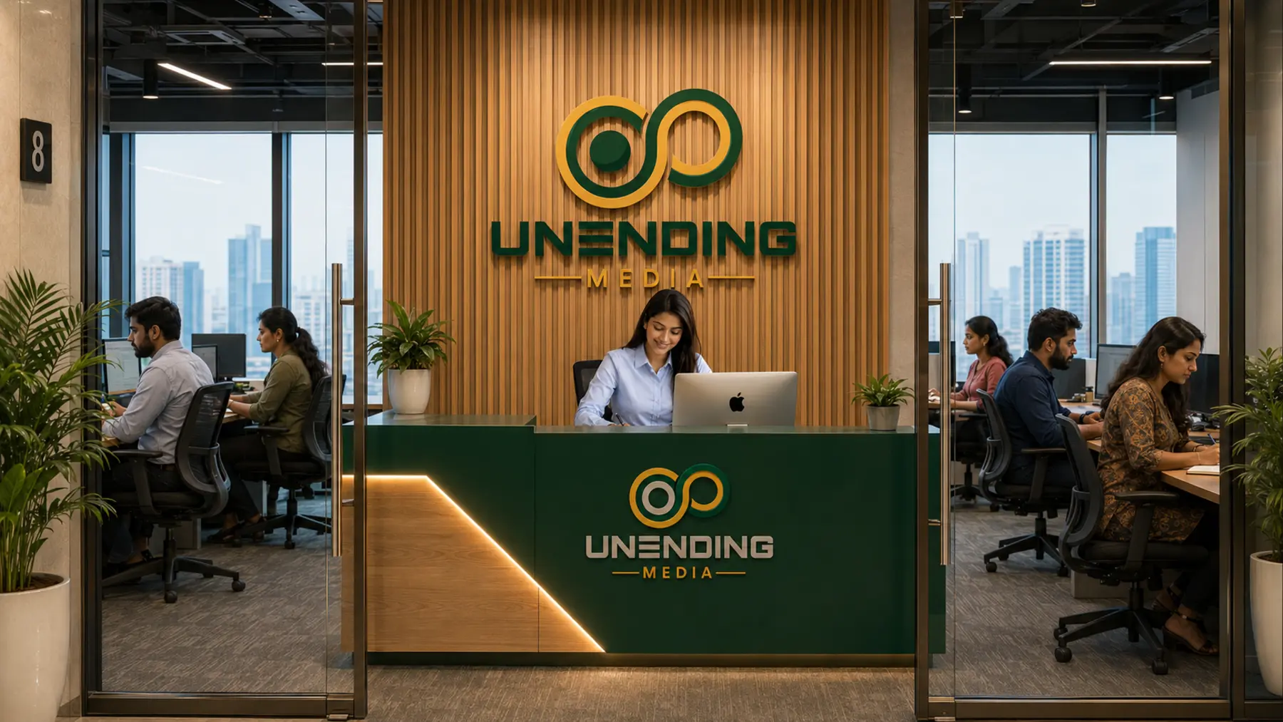 Unending Media office and campaign team